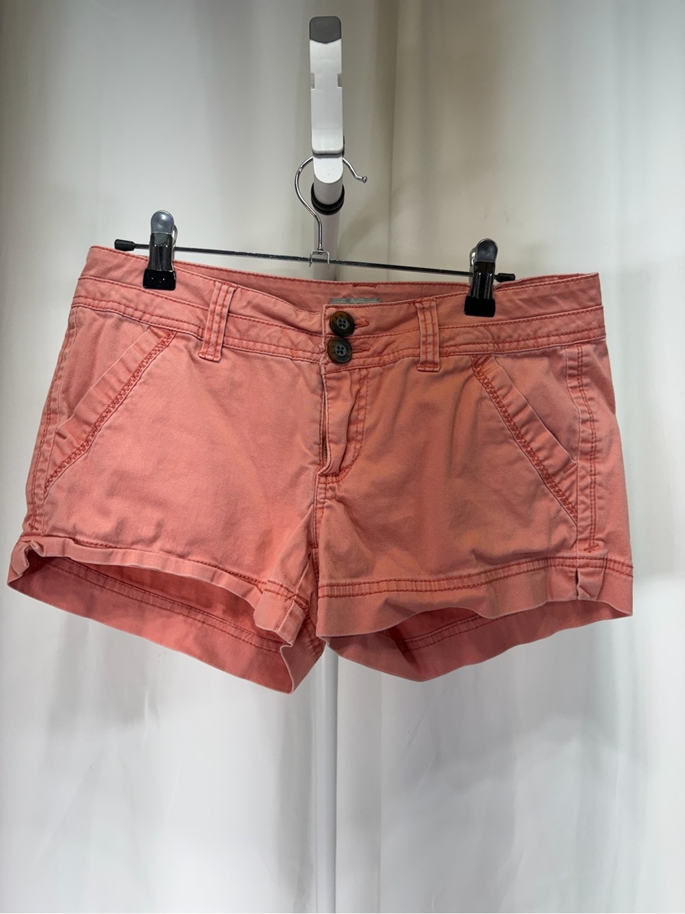 BKE Coral-Peach Women's Jean Shorts 3858